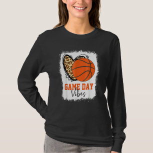 Bleken honkbalwedstrijd Vibes Basketball mama T-shirt