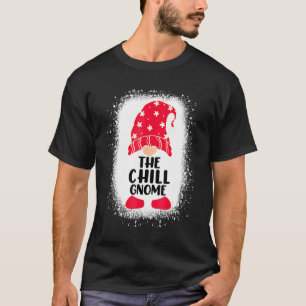 Bleken met kerstmis van de Chill Gnome-familie T-shirt