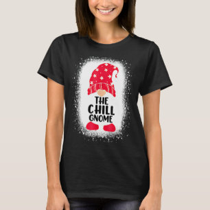 Bleken met kerstmis van de Chill Gnome-familie T-shirt