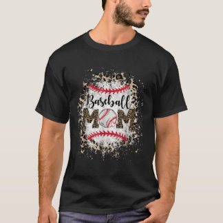 Bleken Softball Baseball T-shirt Luipaard Moeder