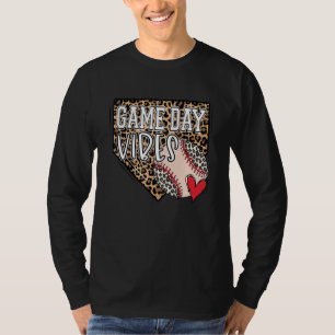 Bleken T-shirt Ball Game Day Vibes Leopard T-shirt