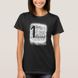 Bleken Typografie 1ste graad student Terug T-shirt
