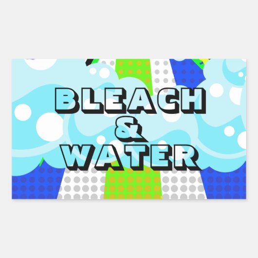 BLEKEN & WATER RECHTHOEKIGE STICKER (Voorkant)
