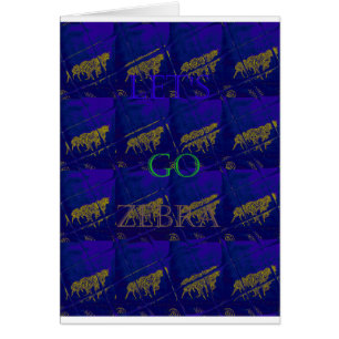 Blench Safari Lets Go Zebra Hakuna Matata