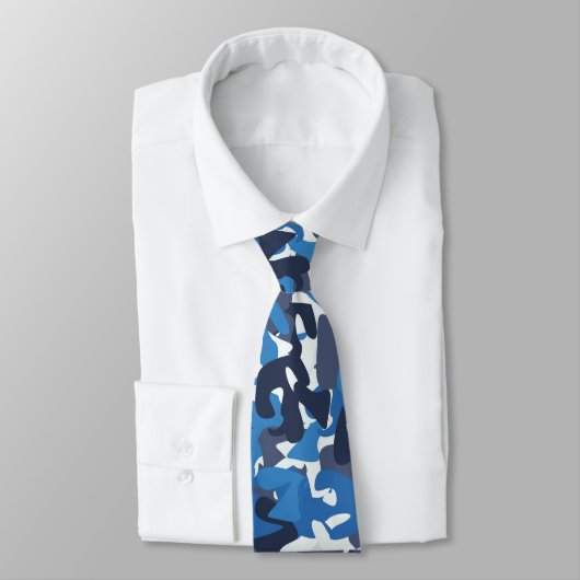 Blend bleu homme Abstrait Designer Cravate (Attaché)