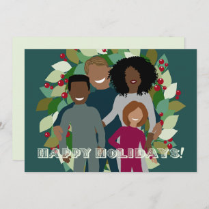 Blended Family Holiday Berries Wreate