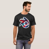 Blender Logo (with white outline) Essential T-Shir T-shirt (Voorkant volledig)