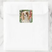 Blenheim Cavalier Kerstcadeau Label Sticker (Tas)