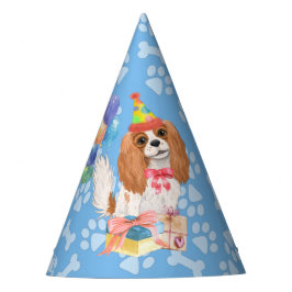 Blenheim Cavalier King Charles Spaniel Birthday  Feesthoedjes