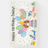 Blenheim Cavalier King Charles Spaniel Birthday Spandoek (Verticaal)