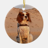 Blenheim Cavalier King Charles Spaniel Dog Keramisch Ornament (Voorkant)
