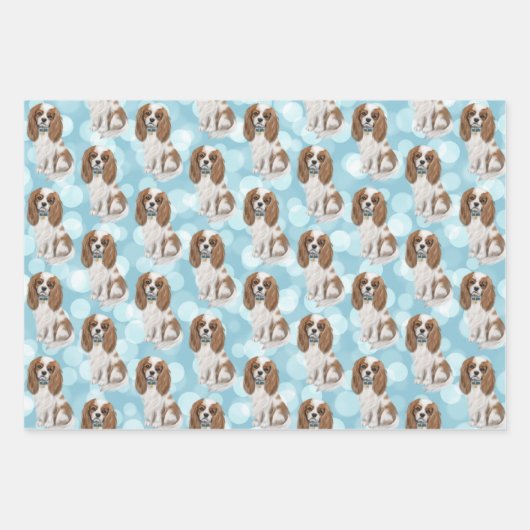 Blenheim Cavalier King Charles Spaniel  Inpakpapier Vel (Voorkant)