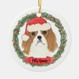 Blenheim Cavalier King Charles Spaniel Keramisch Ornament