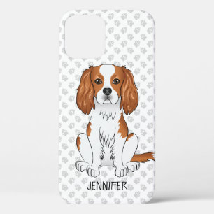 Blenheim Cavalier King Charles Spaniel & Naam iPhone 12 Hoesje