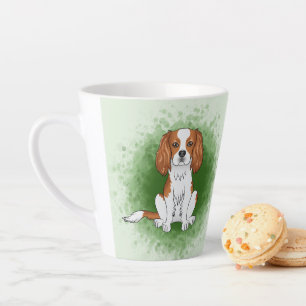Blenheim Cavalier King Charles Spaniel Op Groen Latte Mok