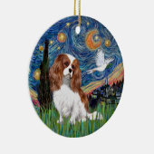 Blenheim Cavalier King Charles Spaniel Ornament (Rechts)