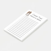 Blenheim Cavalier King Charles Spaniel Paper Post-it® Notes (Schuin)