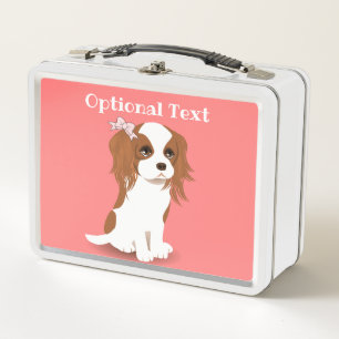 Blenheim Cavalier King Charles Spaniel Pink