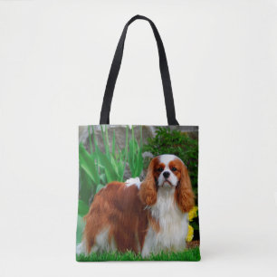 Blenheim Cavalier King Charles Spaniel Puppy Dog Draagtas