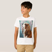 Blenheim Cavalier King Charles Spaniel T-shirt (Voorkant volledig)