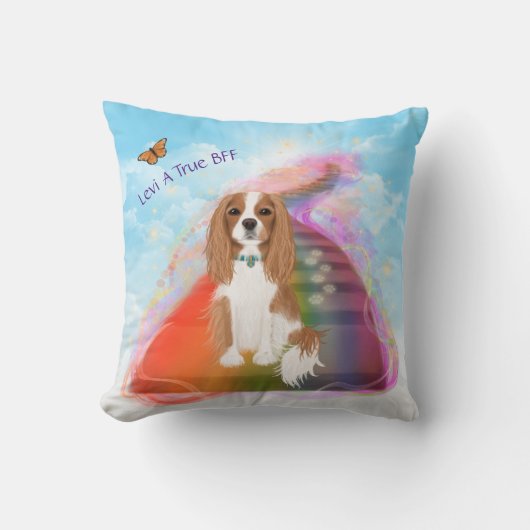Blenheim Cavalier Pet Loss Gifts  Kussen (Voorkant)