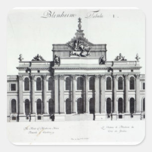 Blenheim Palace Vierkante Sticker