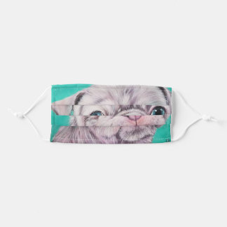 Blep! Obie the Pug artwork Stoffen Mondmasker