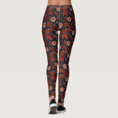 Blerta 3 - Bloemen patroon Leggings (Achterkant)
