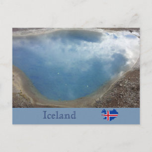 Blesi Hot Spring, Haukadalur, IJsland Briefkaart