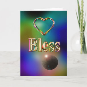 Bless Blue cosmos regenboogconstellatie planeet Kaart
