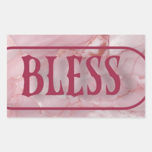 Bless Classic Round Stickers (Devant)