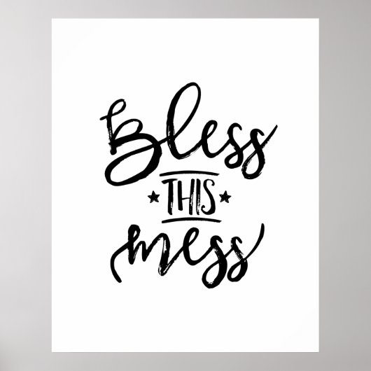 Bless Dit Mess Poster (Voorkant)