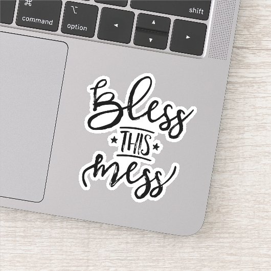 Bless Dit Mess Sticker (Detail)