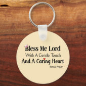 Bless Me Lord Nurses Prayer Sleutelhanger (Voorkant)