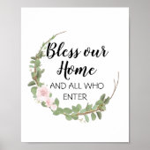 Bless our home poster (Voorkant)