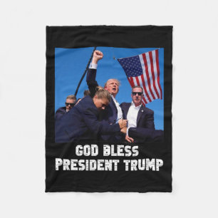 Bless President Trump 2024 stemmen Fleece Deken