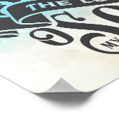 Bless The Lord o My Soul - Waterverf Wall Art Poster (Hoek)