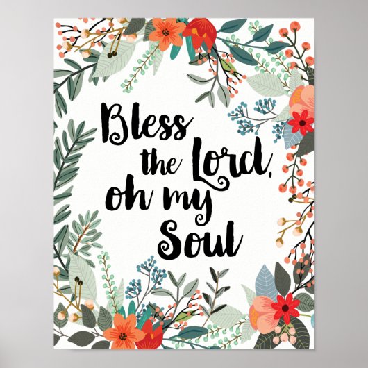 Bless the Lord, Oh My Soul Poster (Voorkant)