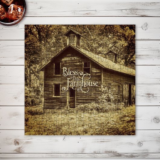 Bless This Farmhouse Vintage Legpuzzel