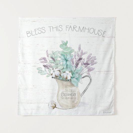 Bless This Farmhouse Wandkleed (Voorkant (horizontaal))