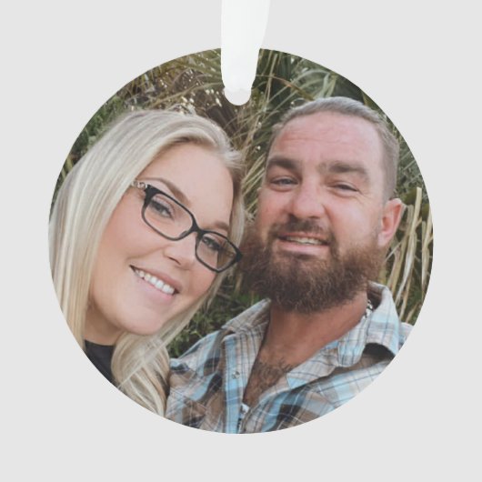 Bless us this christmas ornament (voorkant)