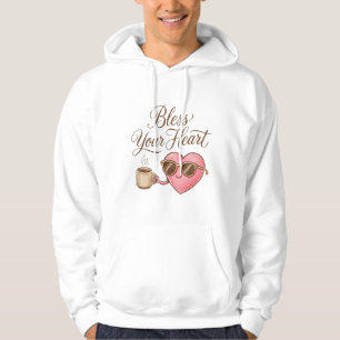 Bless Your Heart – Schattige Zuiderlijke Sass-trui Hoodie