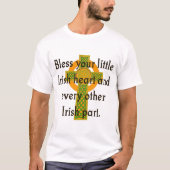 Bless Your Little Irish Heart - Irish Quote T-shirt (Voorkant)