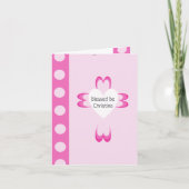 Blessé Baptême Invitations (Devant)