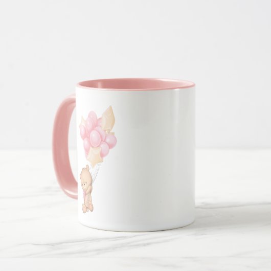 Blessé bébé fille Mug (Devant gauche)
