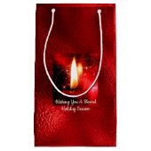 Blessé Chandle flamme Rouge Foil Vacances Sac cade (Devant)