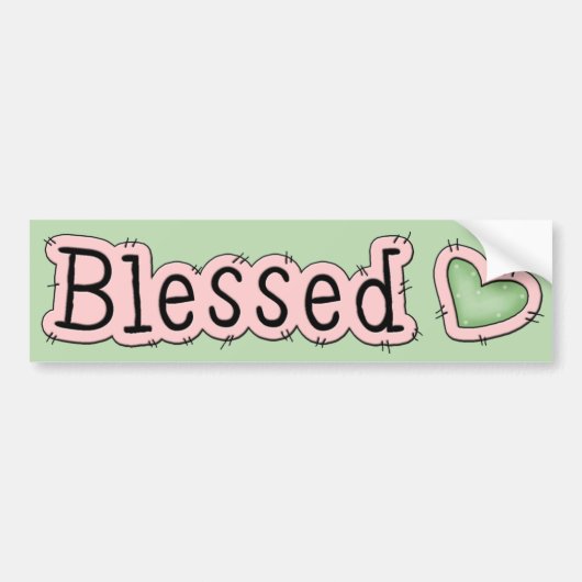 Blessé Christian Bumper Sticker (Devant)
