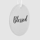 Blessé noir blanc script personnalisé mignon Noël (devant)