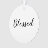 Blessé noir blanc script personnalisé mignon Noël (devant)