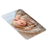 Blessé Script Baby Photo Magnet (Côté Droit)
